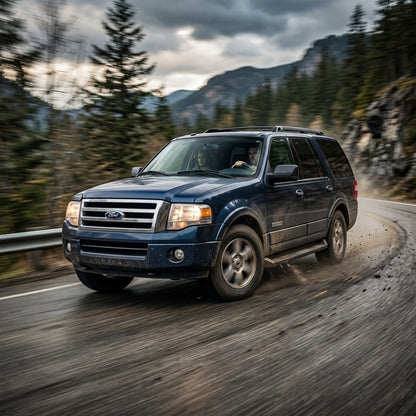 Action Shot: Ford Expedition Driving Fast