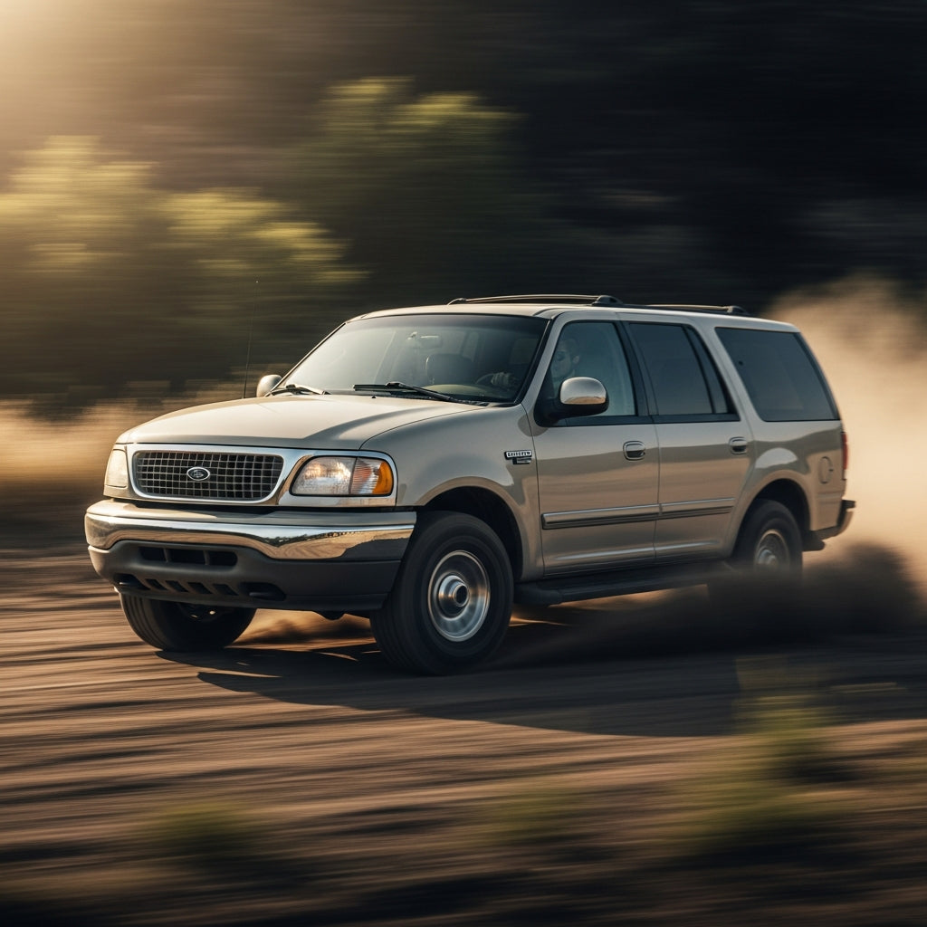 Action Shot: Ford Expedition Driving Fast