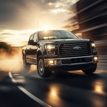 Action Shot: Ford F-150 Driving Fast