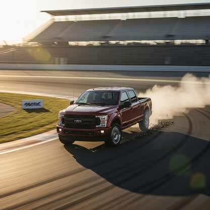 Action Shot: Ford F-150, F-250, F-350, F-450 Driving Fast