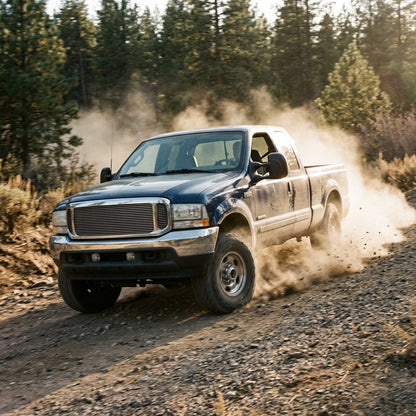 Action Shot: Ford F-250,F-350 Driving Fast