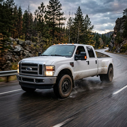 Action Shot: Ford F-350 F-450 F-550 Driving Fast