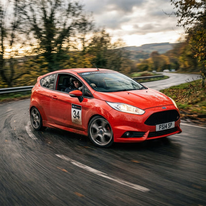 Action Shot: Ford Fiesta Driving Fast