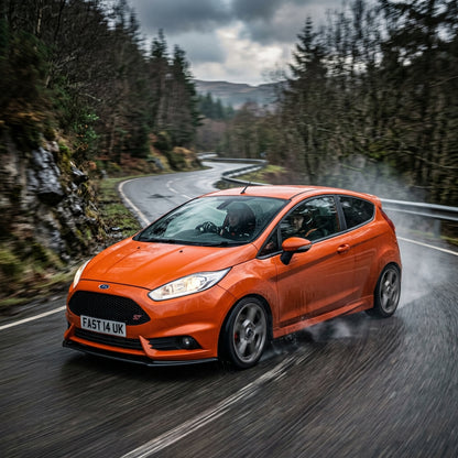 Action Shot: Ford Fiesta Driving Fast