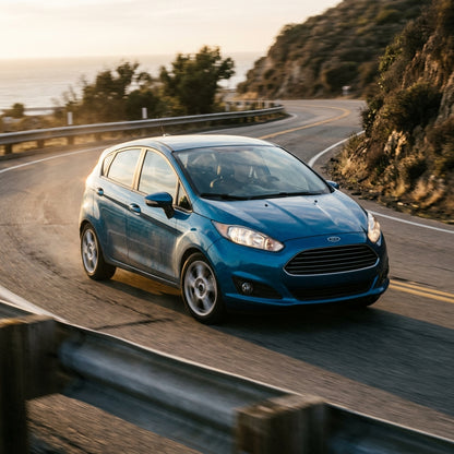 Action Shot: Ford Fiesta Driving Fast