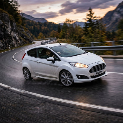 Action Shot: Ford Fiesta Driving Fast