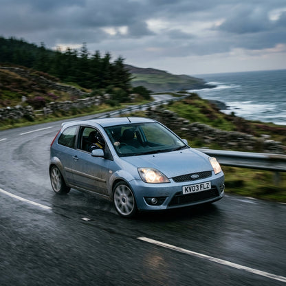 Action Shot: Ford Fiesta Driving Fast