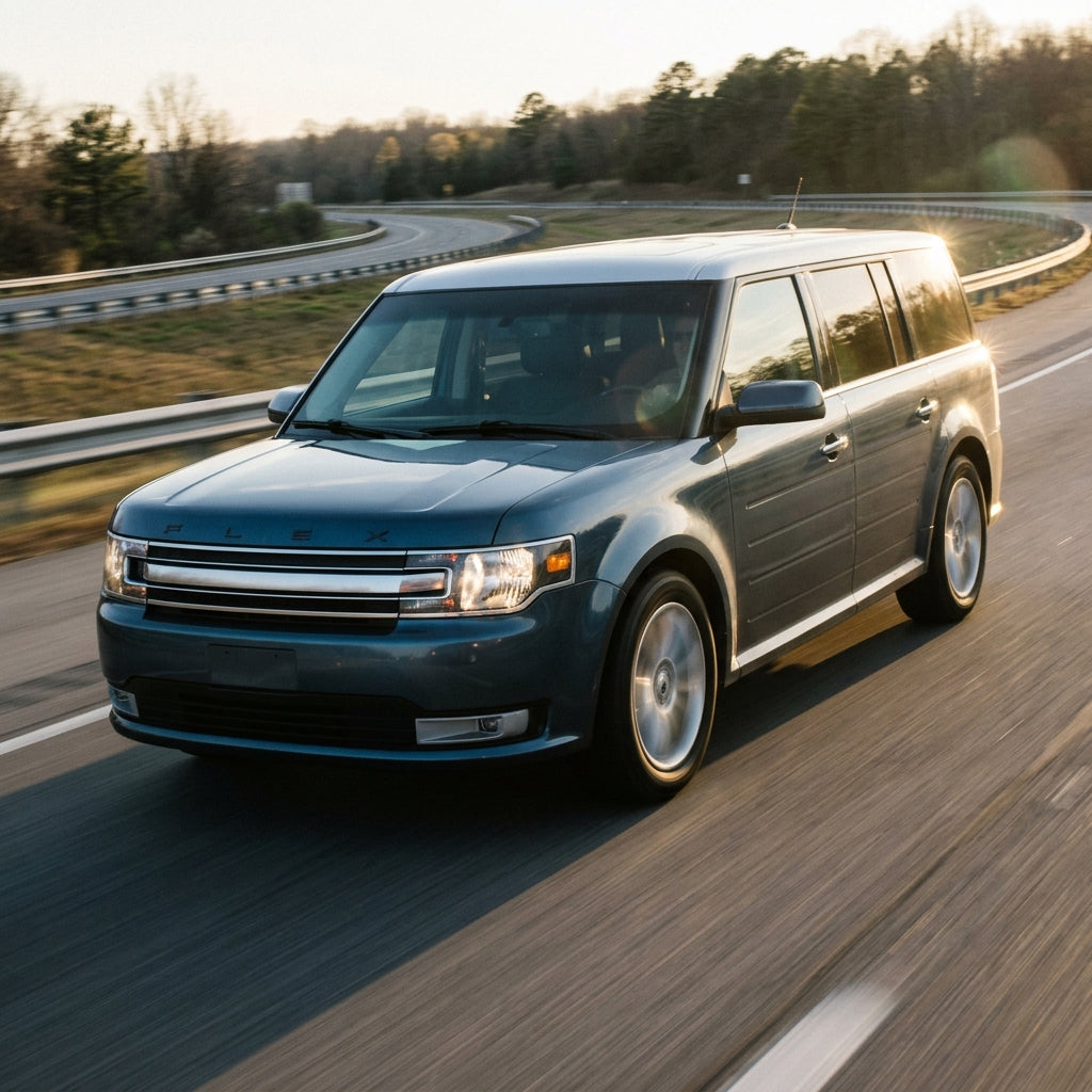 Action Shot: Ford Flex Driving Fast