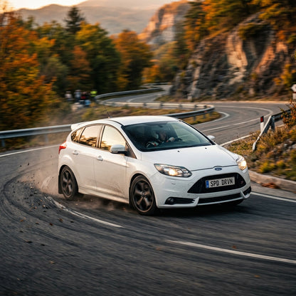 Action Shot: Ford Focus Driving Fast