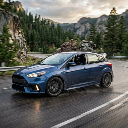 Action Shot: Ford Focus Driving Fast