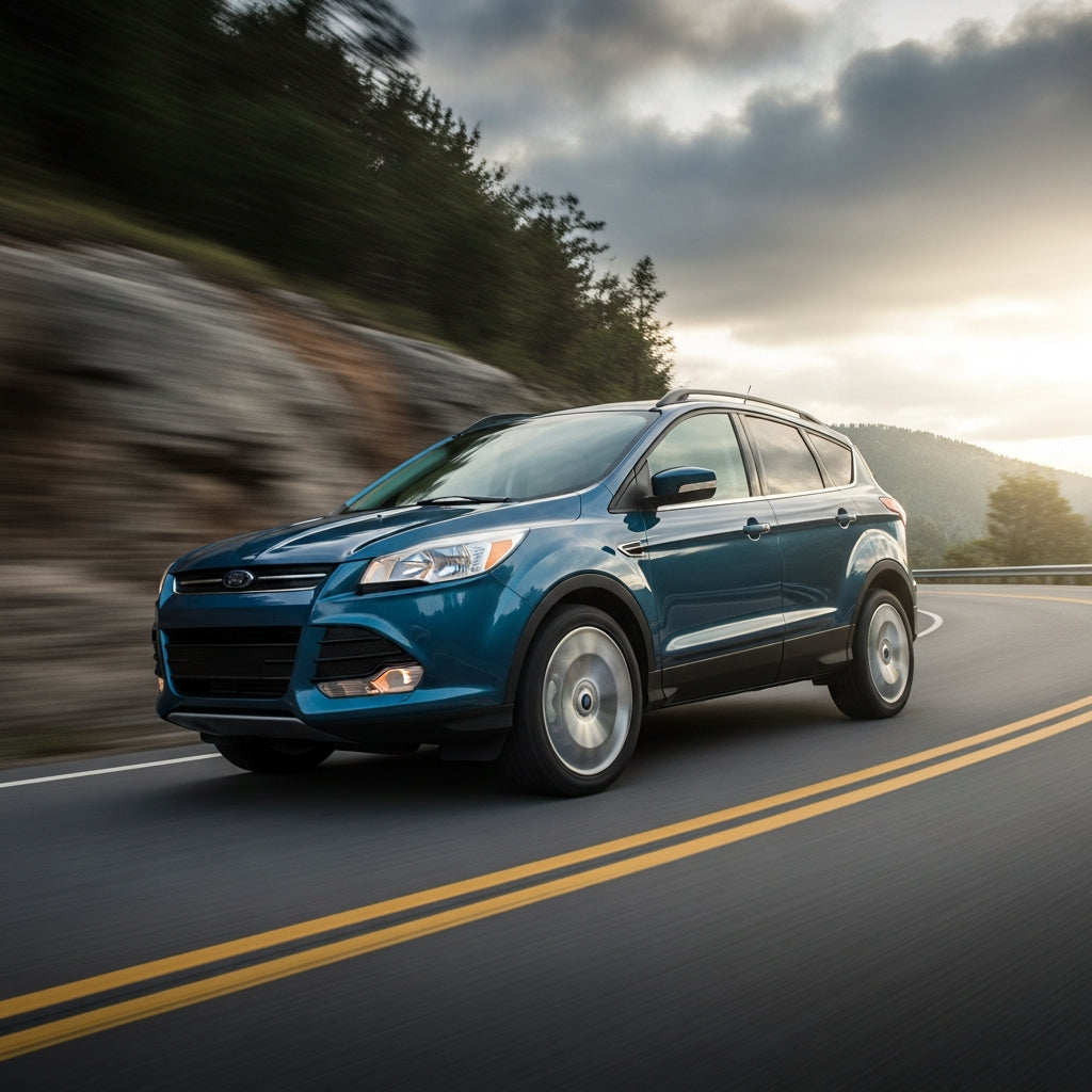 Action Shot: Ford Focus, Escape Driving Fast