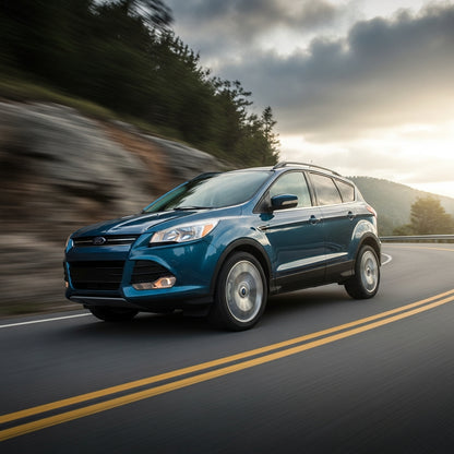 Action Shot: Ford Focus, Escape Driving Fast