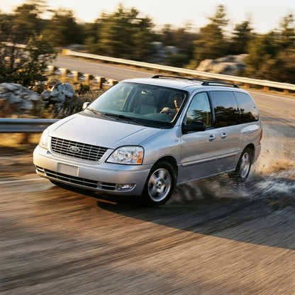 Action Shot: Ford Freestar Driving Fast