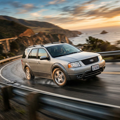 Action Shot: Ford Freestyle Driving Fast