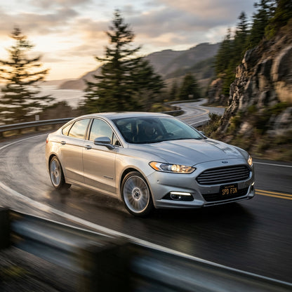 Action Shot: Ford Fusion Driving Fast