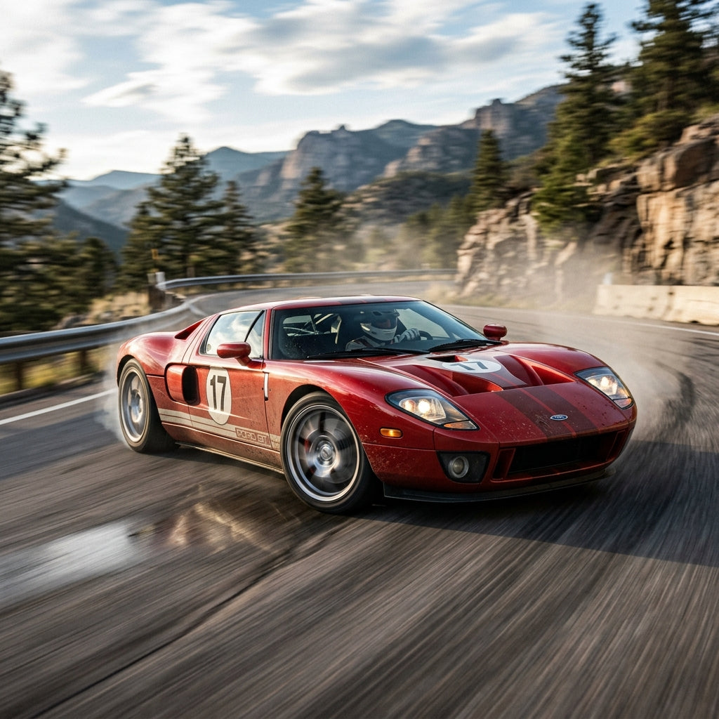 Action Shot: Ford GT Driving Fast