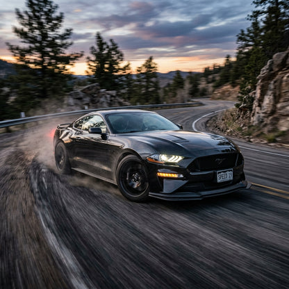 Action Shot: Ford Mustang Driving Fast