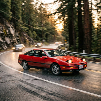Action Shot: Ford Probe Driving Fast