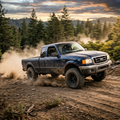 Action Shot: Ford Ranger Driving Fast