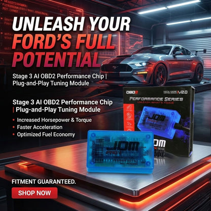 Stage 3 AI OBD2 Performance Chip for Ford | Plug-and-Play Engine Tuning Module +40 HP / +45 TQ
