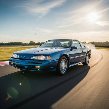 Action Shot: Ford Thunderbird Driving Fast