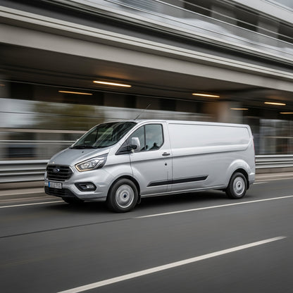 Action Shot: Ford Transit  Driving Fast
