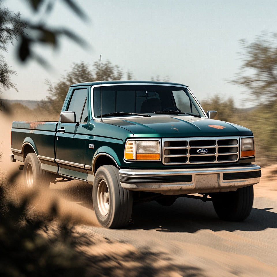Short Ram Air Intake For Ford F150/ Bronco (1994-1996) With 5.0L 5.8L Engines Red