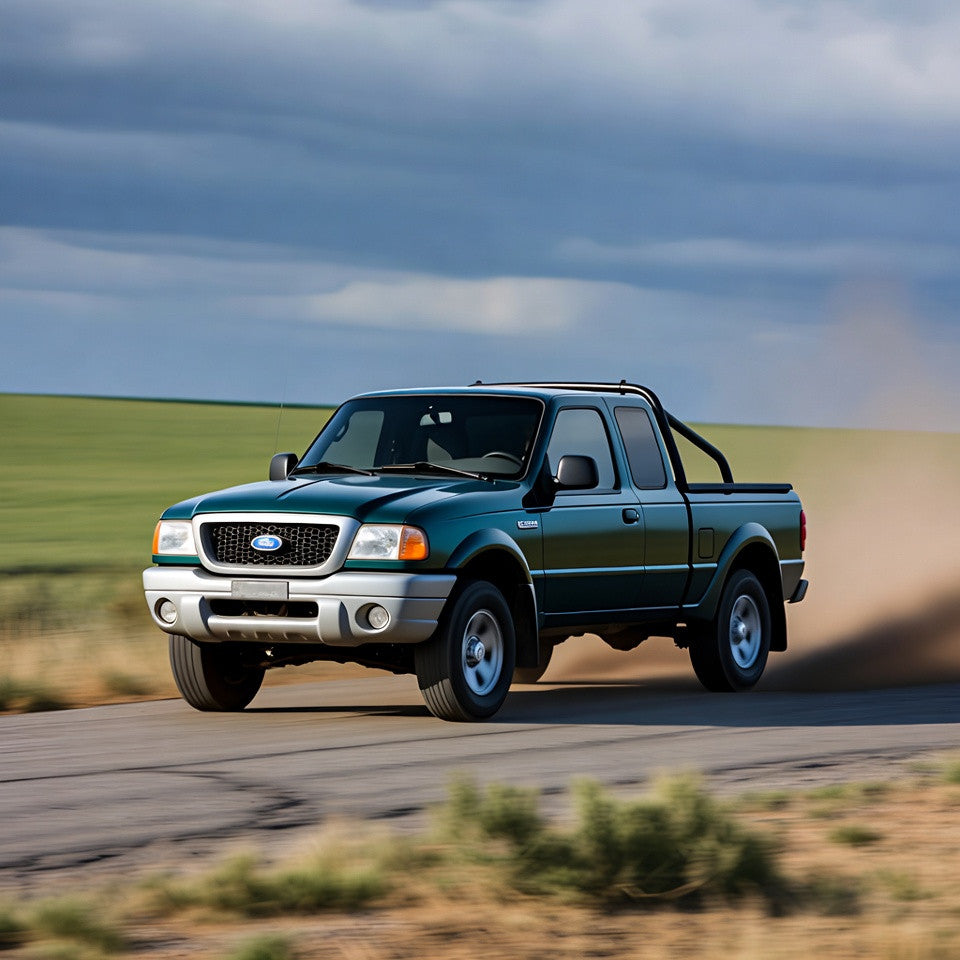 Cold Air Intake Kit for Ford Ranger (2001-2003) with 4.0L V6 Engine Red
