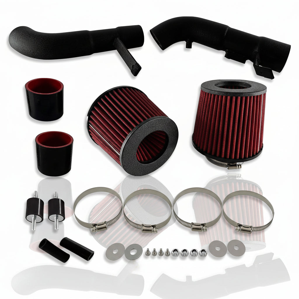 Dual Ram Air Intake Kit for Infinity G35 (2007-2008) with 3.5L V6 Engine Black