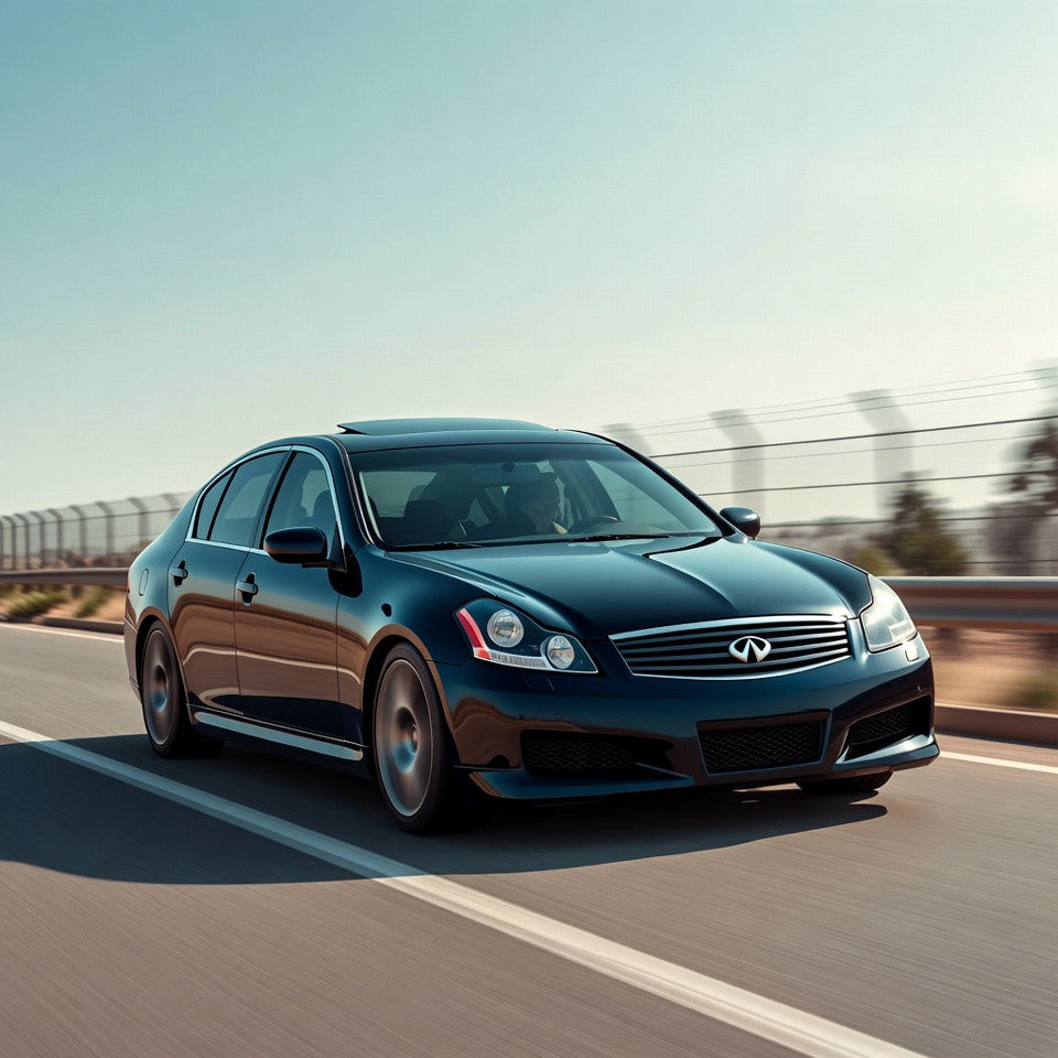 Performance Air Intake for Infiniti G35 (2003-2006) with 3.5L V6 Engine Red