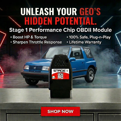 Stage 1 Performance Chip for GEO - Boost HP & Torque | OBD2 Plug & Play Module