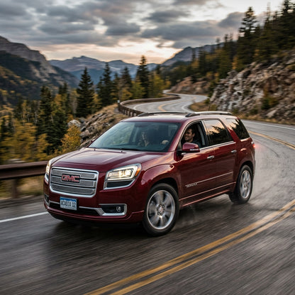 Action Shot: GMC Acadia Driving Fast