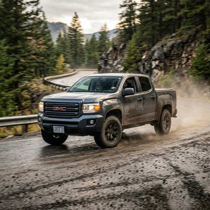 Action Shot: GMC Canyon Driving Fast