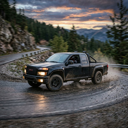 Action Shot: GMC Canyon Driving Fast