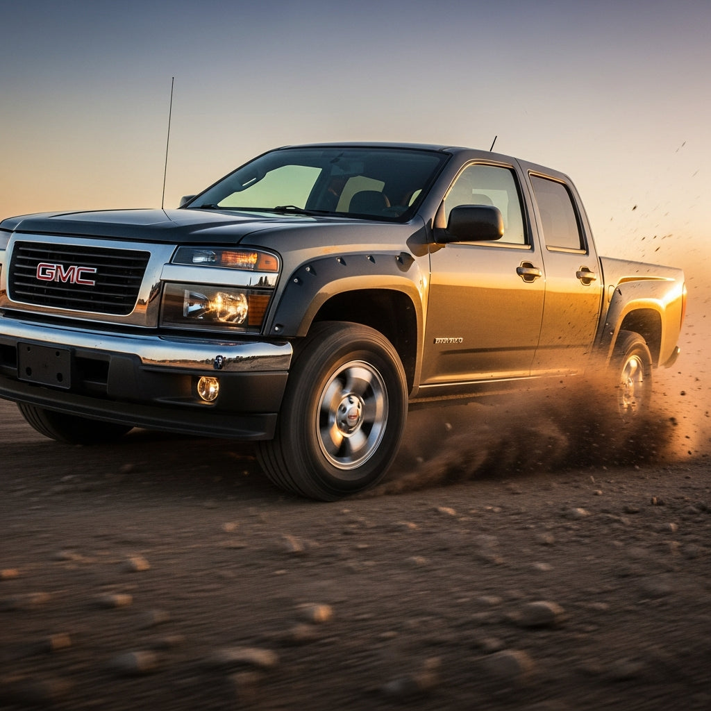 Action Shot: GMC Canyon Driving Fast