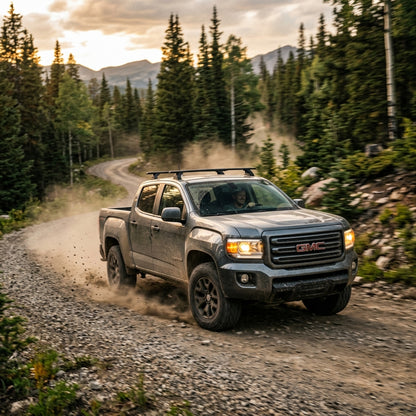 Action Shot: GMC Canyon Driving Fast