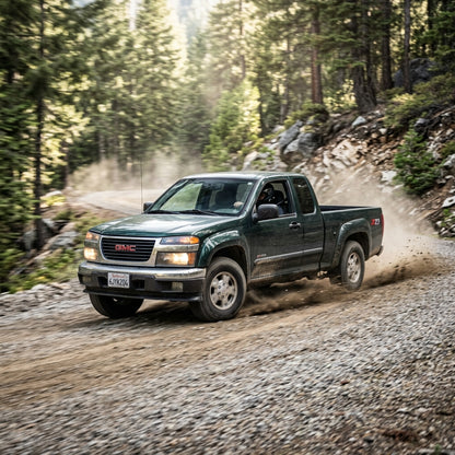 Action Shot: GMC Canyon Driving Fast