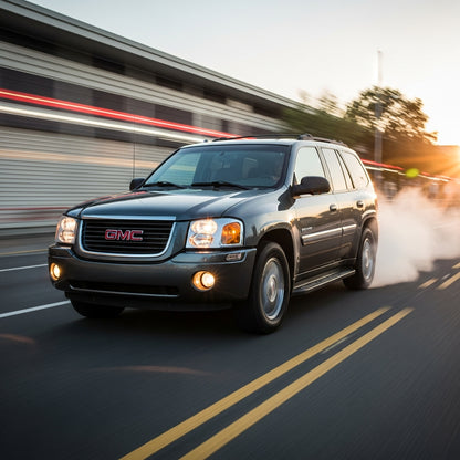Action Shot: GMC Envoy Driving Fast