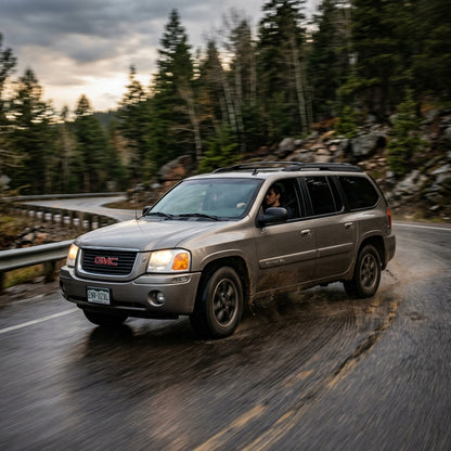 Action Shot: GMC Envoy XL Driving Fast