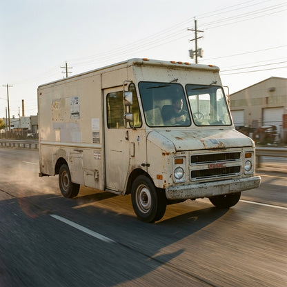 Action Shot: GMC P3500 Driving Fast