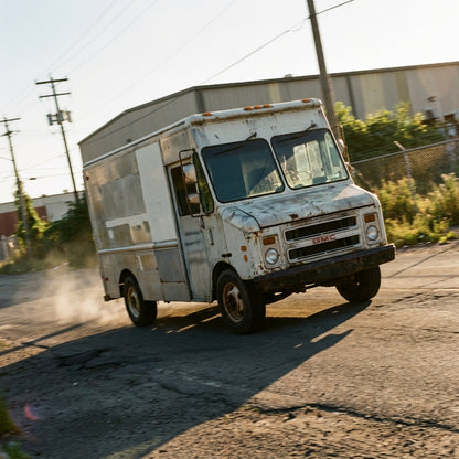 Action Shot: GMC P3500 Driving Fast