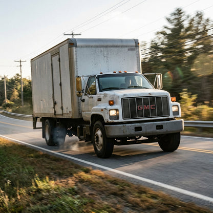 Action Shot: GMC P6500 Driving Fast