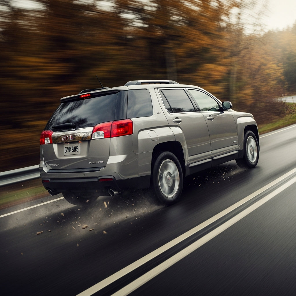 Action Shot: GMC Terrain Driving Fast