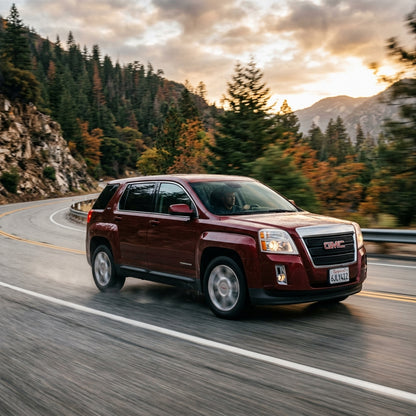 Action Shot: GMC Terrain Driving Fast