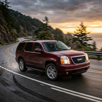 Action Shot: GMC Yukon Driving Fast