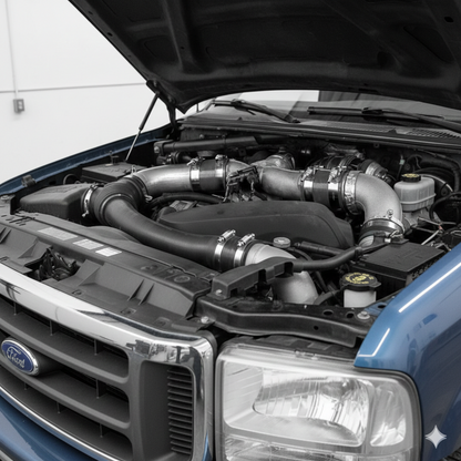 Manchon d'intercooler en silicone renforcé pour moteur diesel Ford F250 F350 (1999-2003) 7,3 L