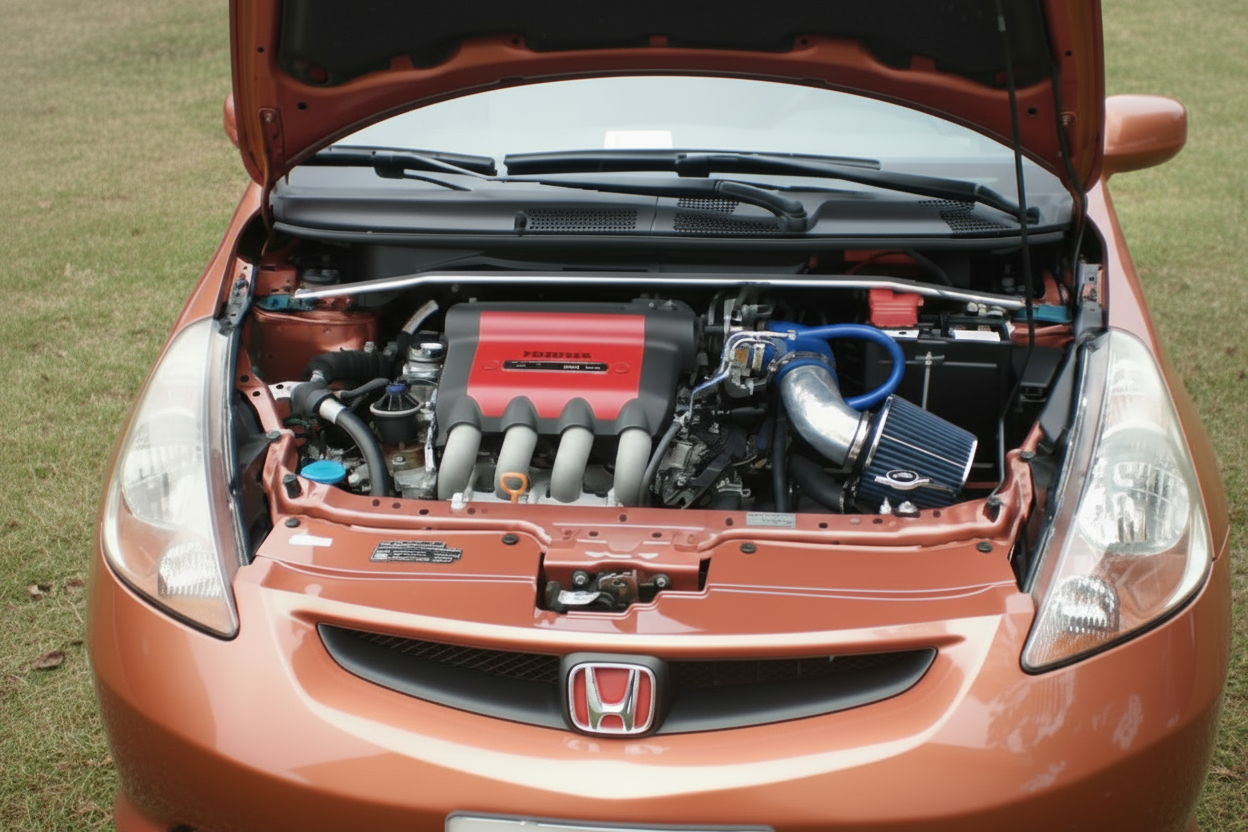 Performance Air Intake for Honda Fit & Jazz Sports Base (2006-2008) with 1.5L Engine - Blue