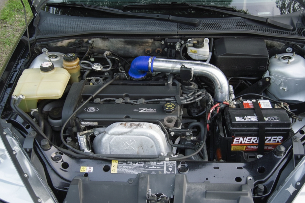 Cold Air Intake Kit for Ford Focus (2000-2003) 2.0L L4 Engine - Blue