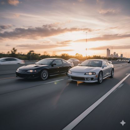 Cold Air Intake for Eagle Talon/Mitsubishi Eclipse (1995-1998) 2.0L L4 Engine Red