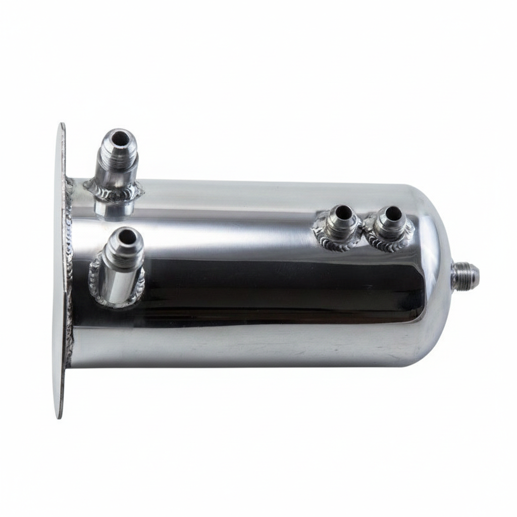 Universal Alloy Fuel Surge Tank Fuel Pump AN8 Fitting 2.5L .66 Gallon